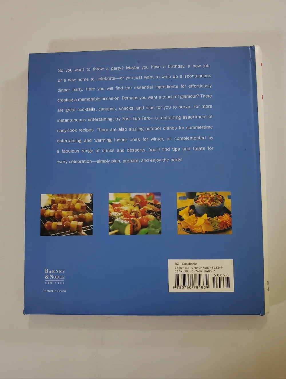 Party Food by Jan Stephenson Cookbook Quick Delicious Recipes Spiral Bound